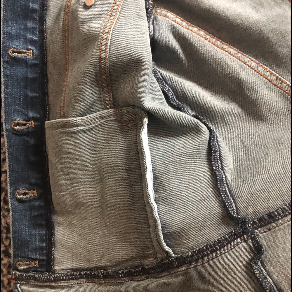 WHBM LONG SLEEVE NOVELTY DENIM JACKET - Picture 15 of 15